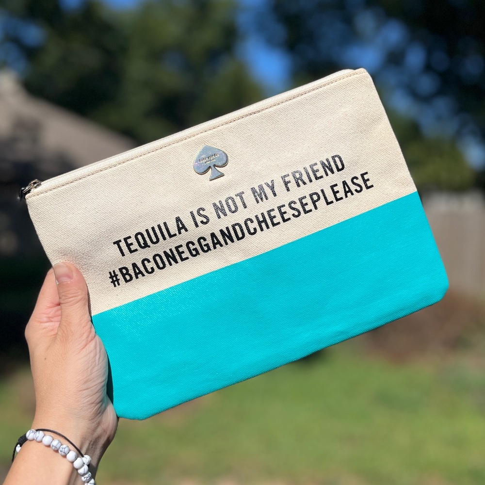 Kate Spade New York Gia Tequila Is Not My Friend Pouch
